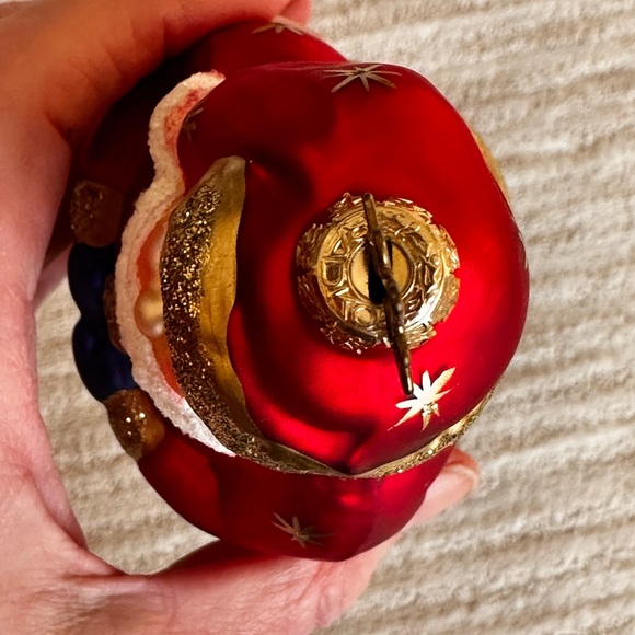 Christopher Radko Glass Christmas Ornament Ded Moroz Santa Red & Gold Robe - Picture 12 of 16